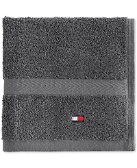 Tommy Hilfiger Home Modern American Solid Cotton Washcloth, 13" x
