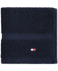 Tommy Hilfiger Home Modern American Solid Cotton Washcloth, 13" x