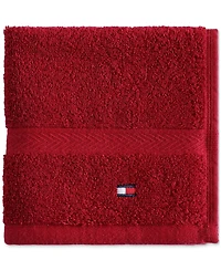 Tommy Hilfiger Home Modern American Solid Cotton Washcloth, 13" x