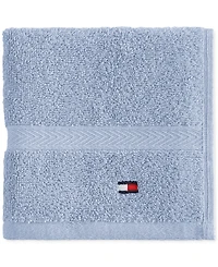Tommy Hilfiger Home Modern American Solid Cotton Washcloth, 13" x