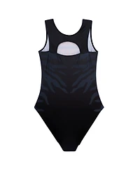 Gk Elite Big Girls Black Clemson Tigers Spirit Leotard