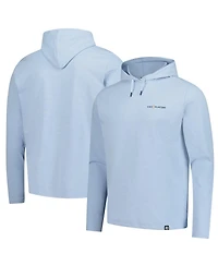 FootJoy Men's Light Blue The Players Ottoman Jacquard Pullover Hoodie