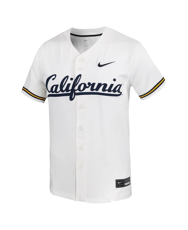 Nike Men's White Cal Bears Replica Baseball Jersey