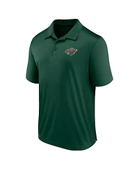 Fanatics Men's Green Minnesota Wild Polo Shirt