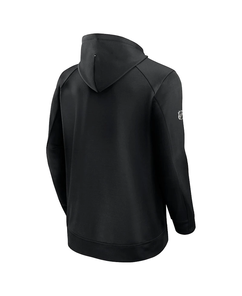 Fanatics Men's Black New Jersey Devils Big Tall Authentic Pro Pullover Hoodie