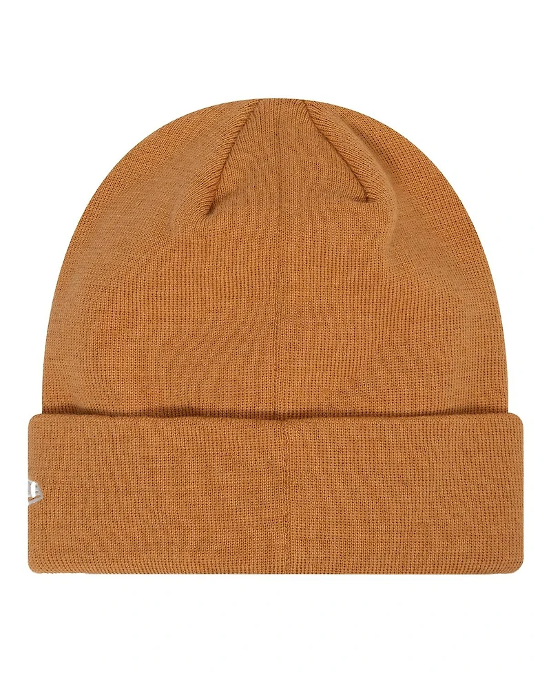 New Era Men's Tan Tottenham Hotspur Seasonal Cuffed Knit Hat