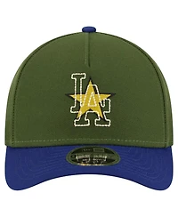 New Era Men's Dark Green Los Angeles Dodgers City Feature 9Forty A-Frame Adjustable Hat