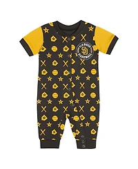 Outerstuff Newborn Brown San Diego Padres Hard 90 Coveralls