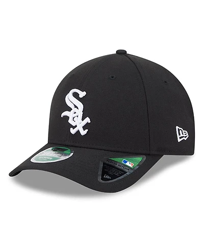 New Era Men's Black Chicago White Sox Player Replica 9Forty Adjustable Hat