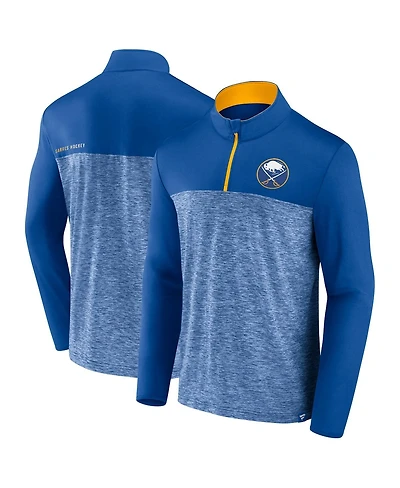 Fanatics Men's Royal Buffalo Sabres Iconic Defender Quarter-Zip Jacket