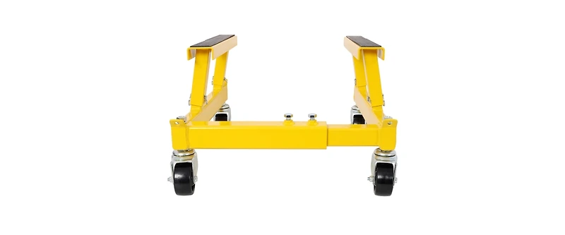 6 Step Folding step stool with bandwidth anti slip pedals and tool trays, lightweight and portable steel step stool