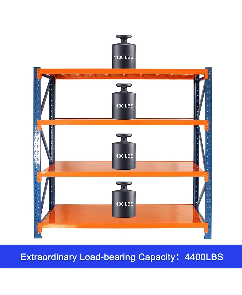 Wire Shelving Metal Storage Rack Adjustable Shelves, Standing Storage Shelf