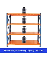 Wire Shelving Metal Storage Rack Adjustable Shelves, Standing Storage Shelf