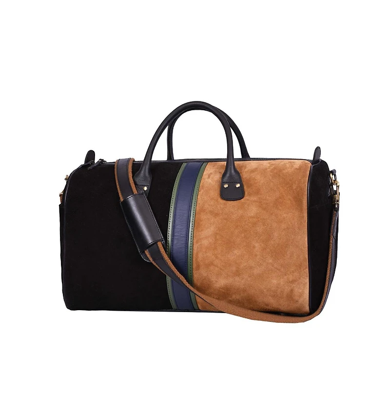 Forge Leather Suede Duffle Bag