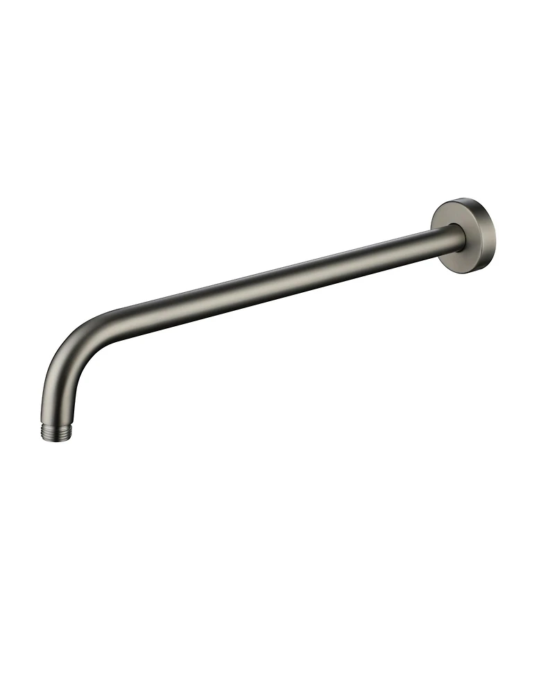 Round Wall-Mounted Shower Arm - 304 Stainless Steel, Universal 1/2" Npt Thread, Corrosion-Resistant, Easy Install, with Decorative Cover