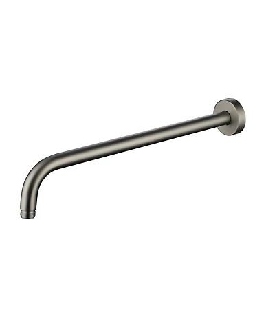 Round Wall-Mounted Shower Arm - 304 Stainless Steel, Universal 1/2" Npt Thread, Corrosion-Resistant, Easy Install, with Decorative Cover