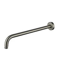Round Wall-Mounted Shower Arm - 304 Stainless Steel, Universal 1/2" Npt Thread, Corrosion-Resistant, Easy Install, with Decorative Cover