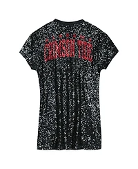 Outerstuff Preschool Black Alabama Crimson Tide Sequin V-neck Dress