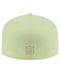 New Era Men's Green Philadelphia Eagles Color Pack A-Frame 59FIFTY Fitted Hat