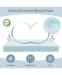 10 Pack Seat Cushions Gel Memory Foam for Back