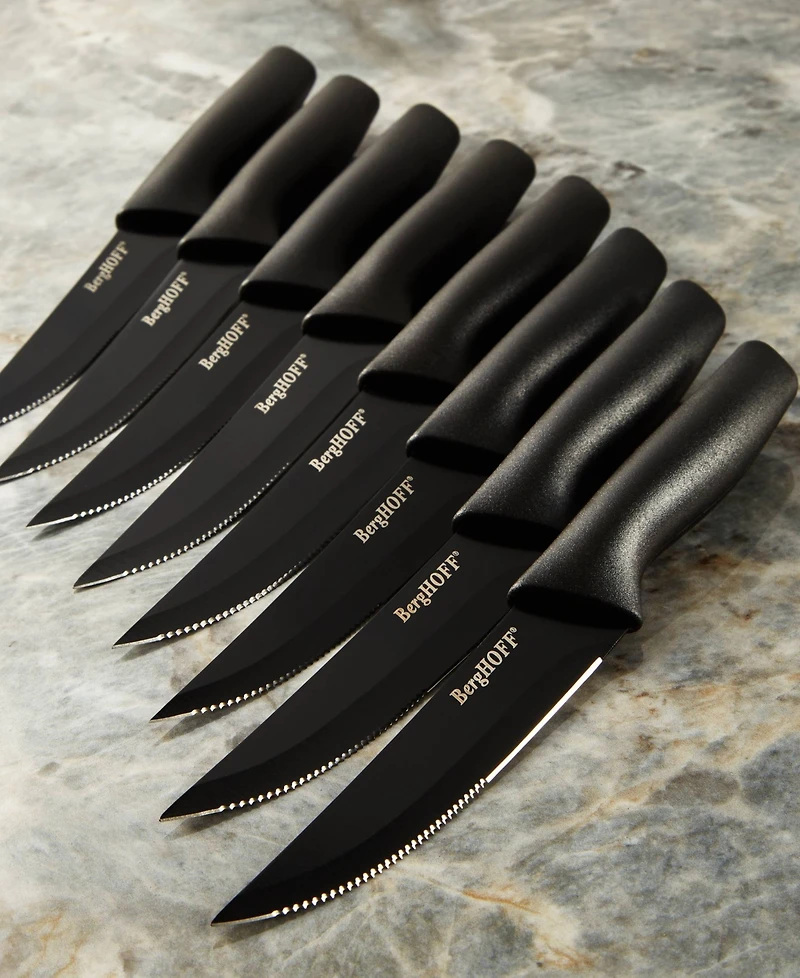 BergHOFF Serrated Stainless Steel 8-Piece Steak Knife Set