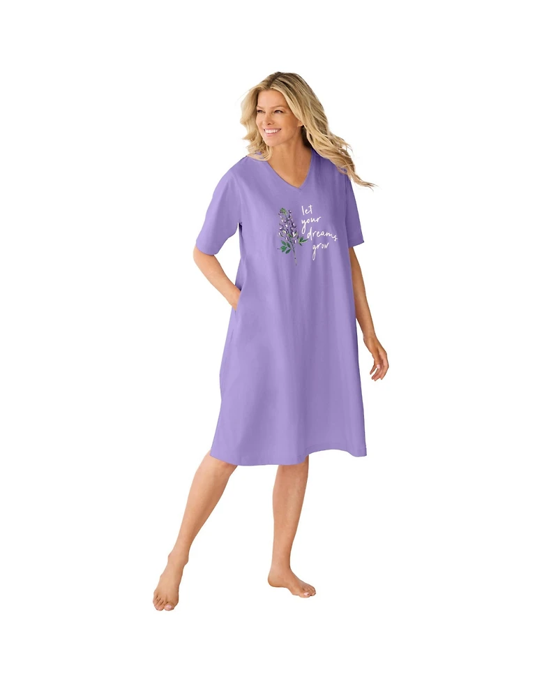 Only Necessities Women's Graphic Sleepshirt