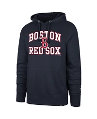 '47 Brand Men's Navy Boston Red Sox Velocity Headline Pullover Hoodie