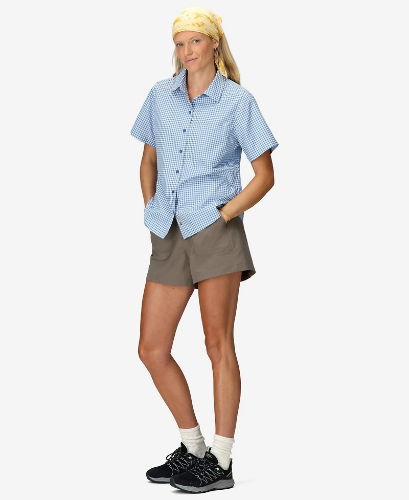Marmot Women's Air Exchange Upf 40 Novelty Short Sleeve Camp Collar Shirt