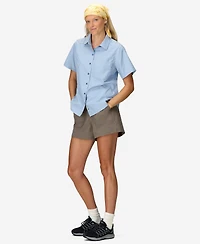 Marmot Women's Air Exchange Upf 40 Novelty Short Sleeve Camp Collar Shirt
