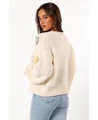 Petal and Pup Women's Sienna Flower Cardigan