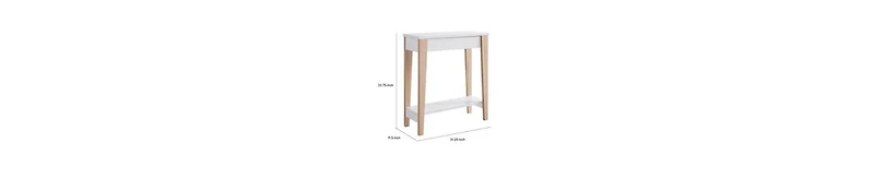 Entryway Console Table – Drawer, Shelf & Stylish Tapered Legs