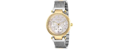 Invicta Women's Angel Quartz 3 Hand White Dial Watch