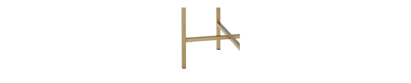 Round Wood End Table – Functional Tray Top with Metal Accent