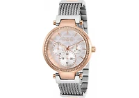 Invicta Women's 28922 Angel Quartz Chronograph White Dial Watch