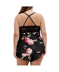 City Chic Plus Arcadia Cami Set