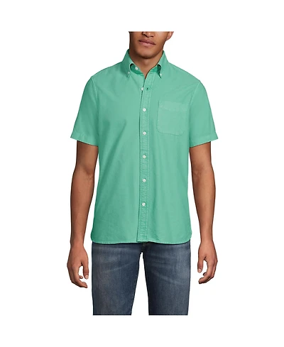 Lands' End Men's Short Sleeve Sail Rigger Shirt