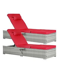Streamdale Outdoor Chaise Lounge Chair Set of 2