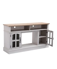 Streamdale 58" Fireplace Tv Stand with 23" Electric Fireplace for TVs up to 70 Inch