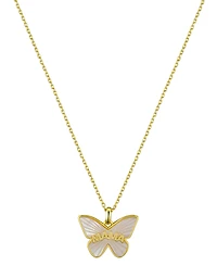 Unwritten Mother of Pearl Butterfly Mama Necklace