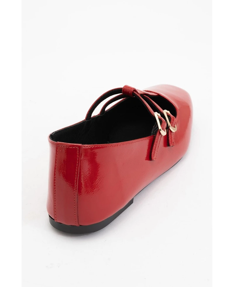 Women's Starling Leather Mary Jane Flats