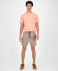 Guess Men's Cotton & Linen Graphic Crewneck T-Shirt