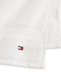 Tommy Hilfiger Home Modern American Solid Cotton Hand Towel, 16" x 26"