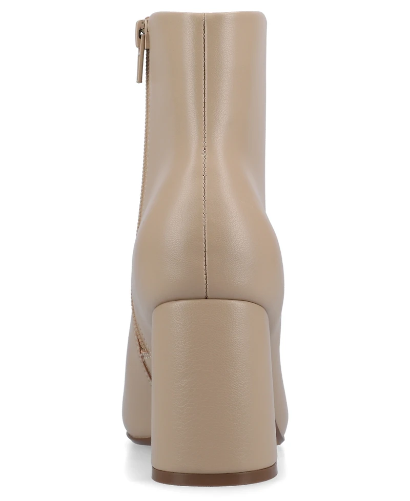 Journee Collection Women's Kit Zipper Comfort Dress Booties