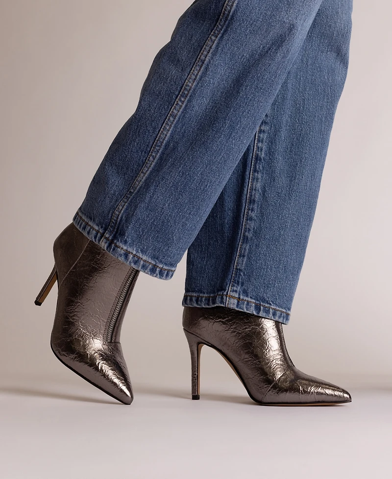 Journee Collection Women's Mayra Zipper Detail Comfort Dress Booties