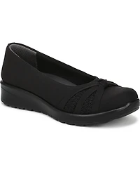 LifeStride Women's Gem Knot Washable Slip On Ballerina Flats