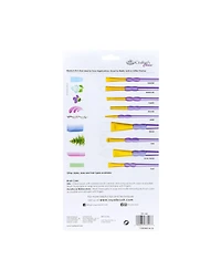 Royal & Langnickel Crafter's Choice Synthetic White Taklon Paint Brushes, 15pc