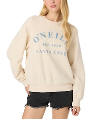 O'Neill Juniors' Boardwalk Tapioca Pullover Fleece Sweatshirt