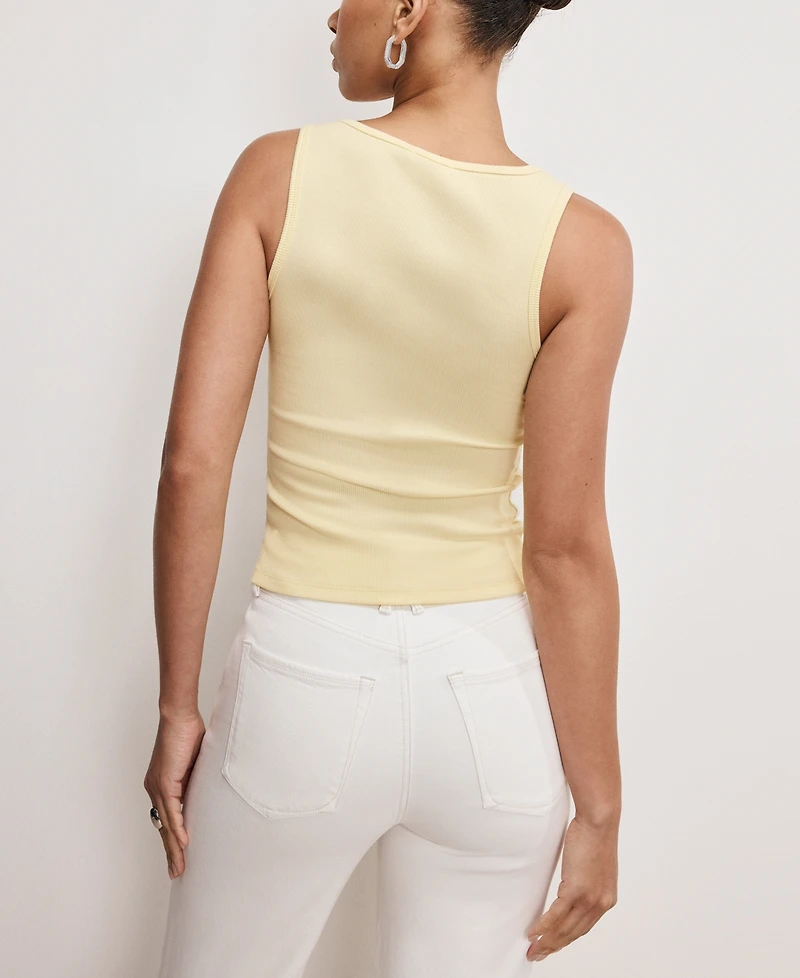 Good American Women's Micro-Rib Tank Top