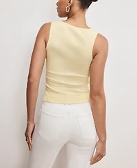 Good American Women's Micro-Rib Tank Top
