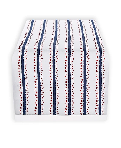 Tableau Mini Stars and Stripes Americana Table Runner, 72" x 14"